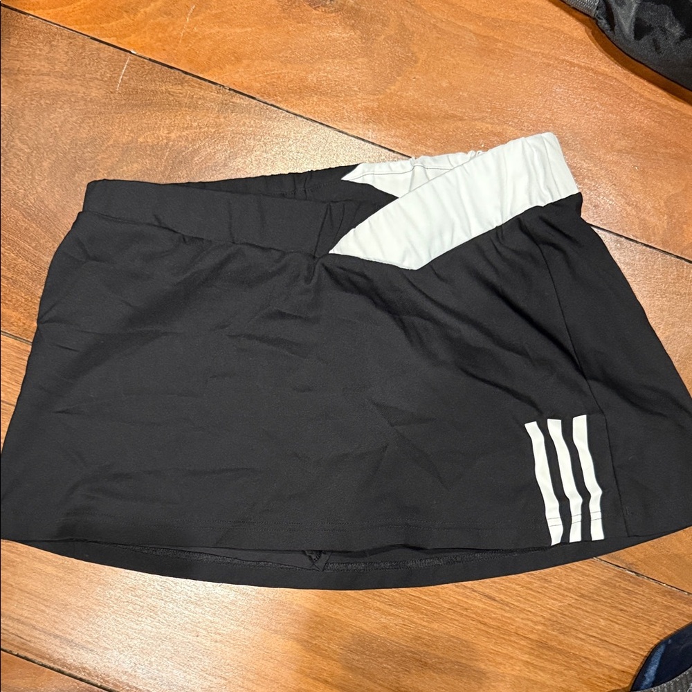 Adidas Black and White Climalite Skirt